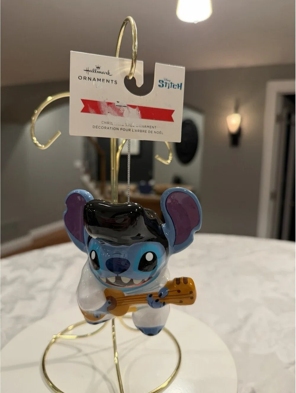 Hallmark Ornament Disney Stitch Shatterproof New With Tags